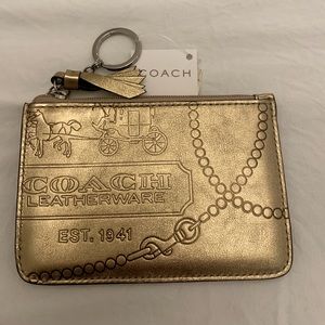 NWT Coach Jewel Leather Medium Skinny